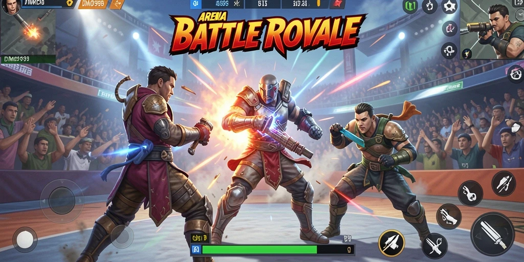 Gameplay seru di DMD999 dengan pertempuran strategis.