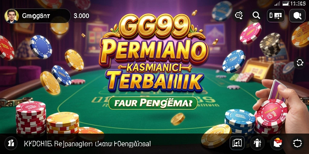Tampilan gameplay kasino yang mendebarkan di GG999.