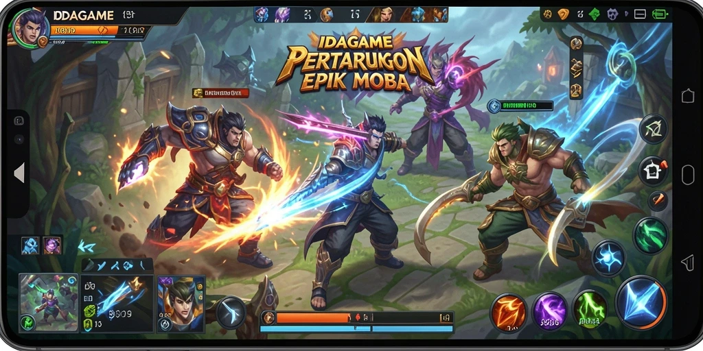 Tampilan menarik dari gameplay seru IDAGAME.