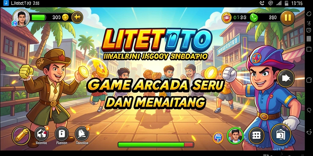 Tangkapan layar menunjukkan aksi seru dalam LITETOTO.
