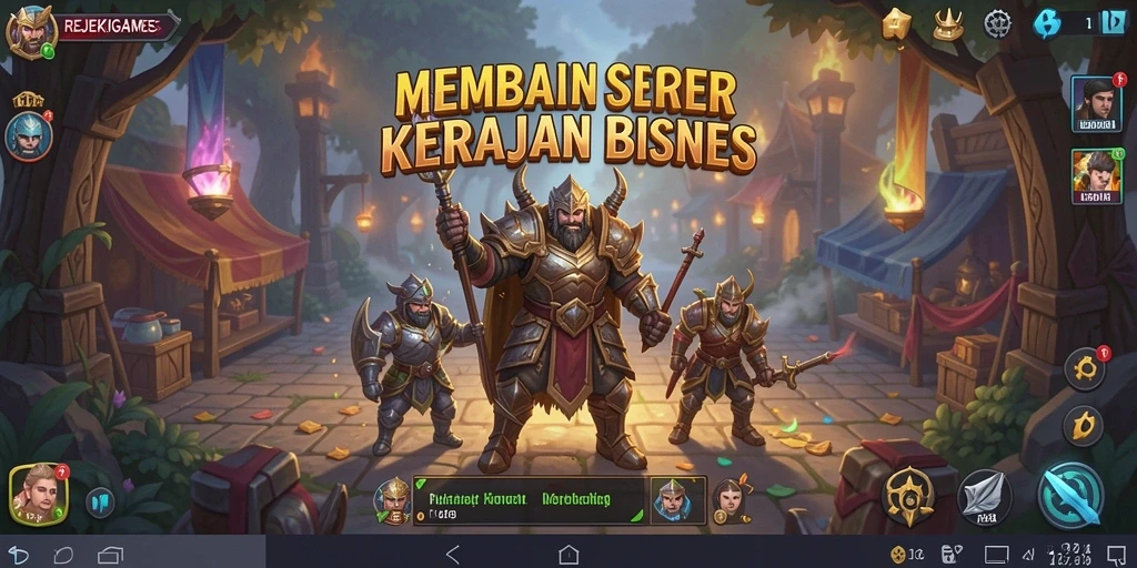 Screenshot utama REJEKIGAMES menunjukkan keseruan gameplay Tycoon.