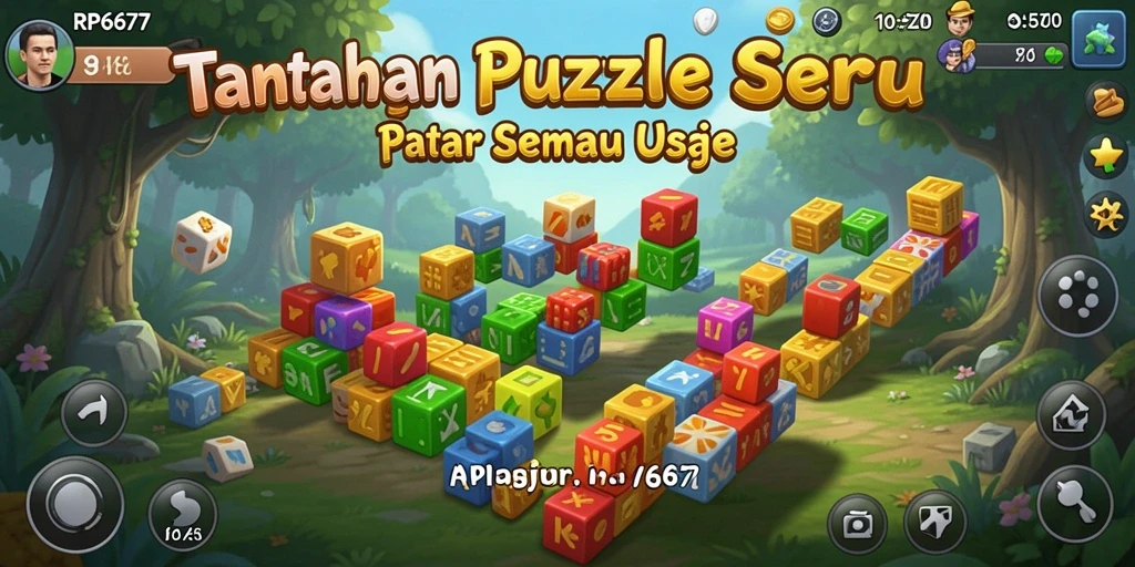 Menampilkan gameplay seru dari RP6677 yang penuh teka-teki.