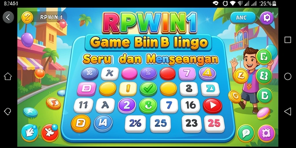 Tampilan gameplay Bingo yang seru dan menarik dari RPWIN1.