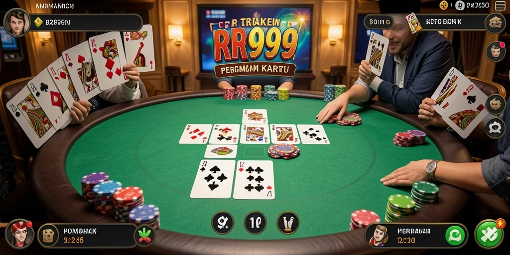 Tampilan screenshot gameplay RR999 yang mengasyikkan saat bermain Poker.
