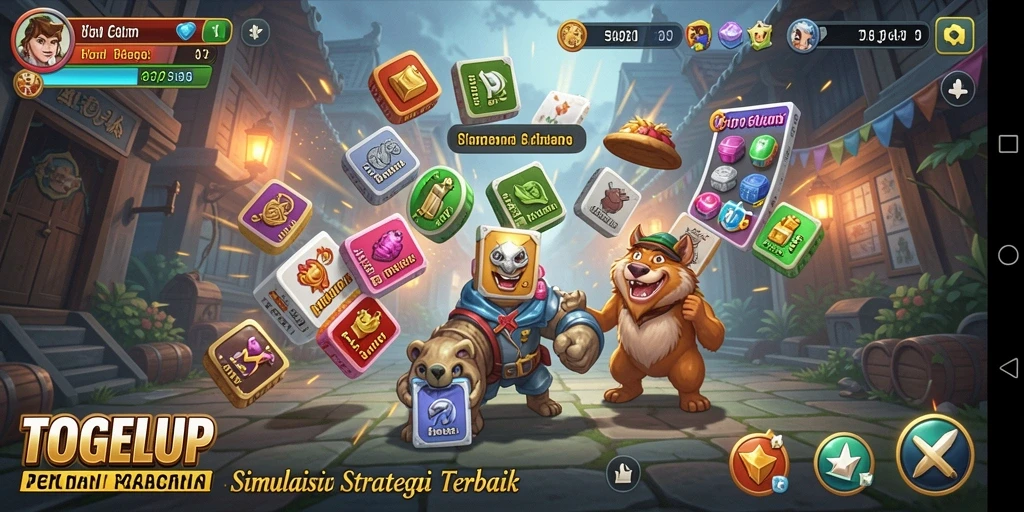 Tangkapan layar TOGELUP menampilkan aksi gameplay yang mendebarkan.