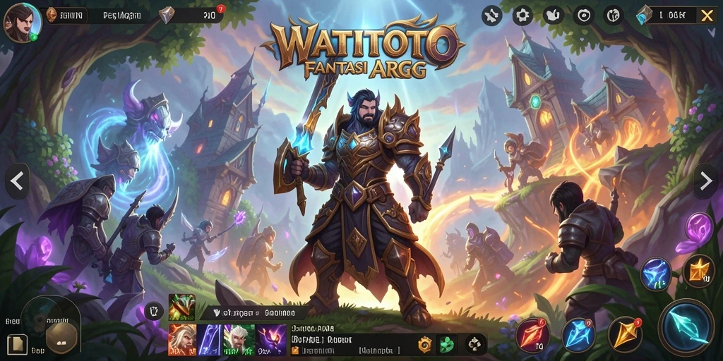 Gameplay seru WATITOTO dalam petualangan ARPG.